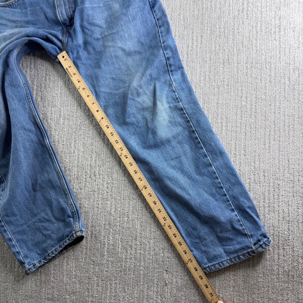 Levis 505 Regular Fit Straight Leg Jeans Mens Size 38x29 Blue Denim 505-0216 - Picture 7 of 8